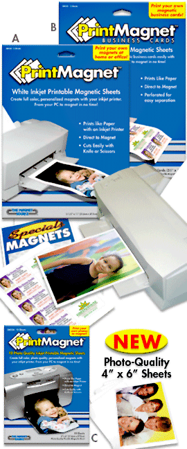 Printing magnets-- Inkjet Printable Magnetic